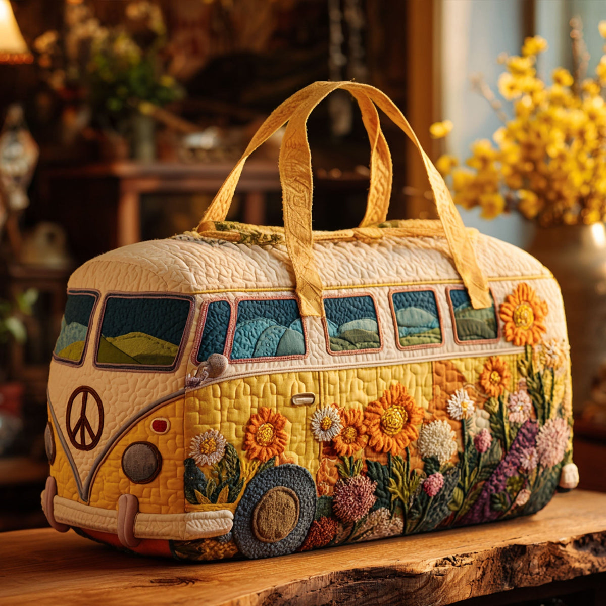 Bolsa de Viaje Acolchada - Van en Flores