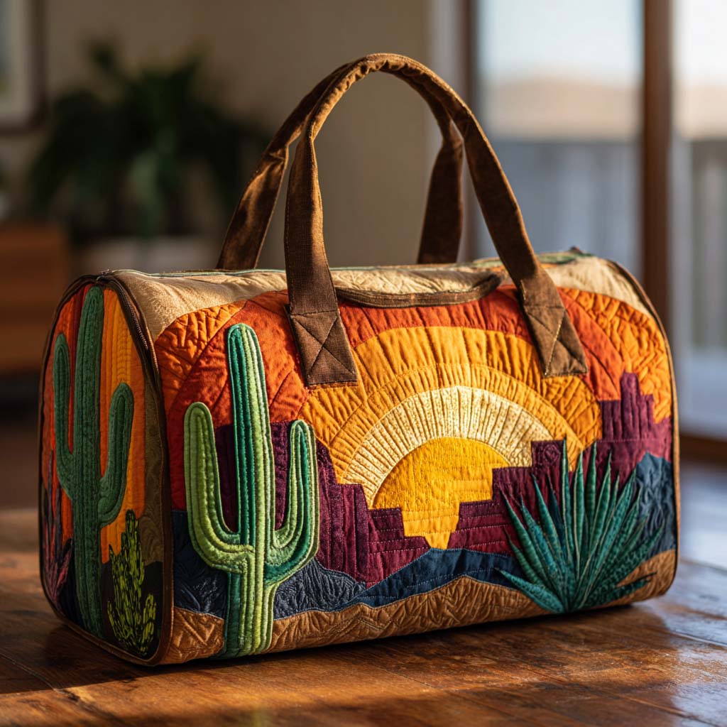 Bolsa de Viaje Acolchada - Amanecer del Desierto