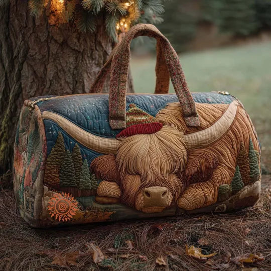 Bolsa de Viaje Acolchada Vaca de Granja