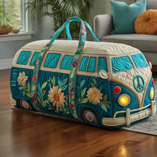 Bolsa de Viaje Acolchada Furgoneta Hippie