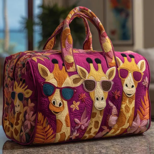 Bolsa de Viaje con Relleno de Jirafa