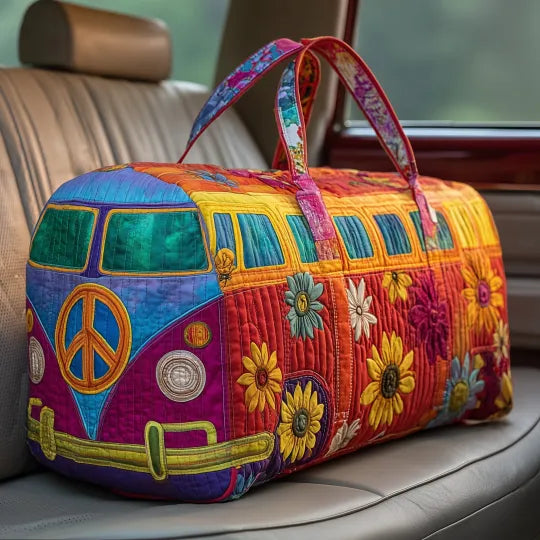 Bolsa de Viaje Acolchada Furgoneta Hippie
