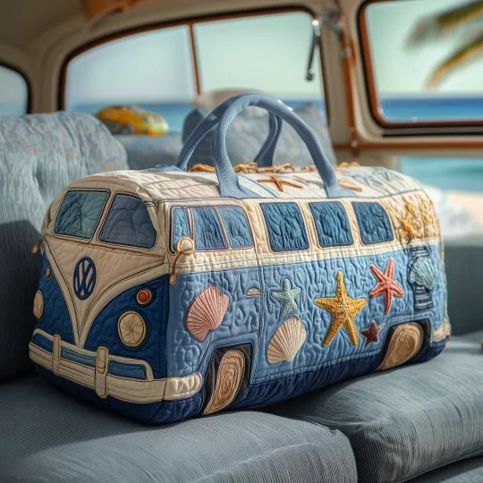 Bolsa de Viaje Acolchada Hippie Furgón Playa