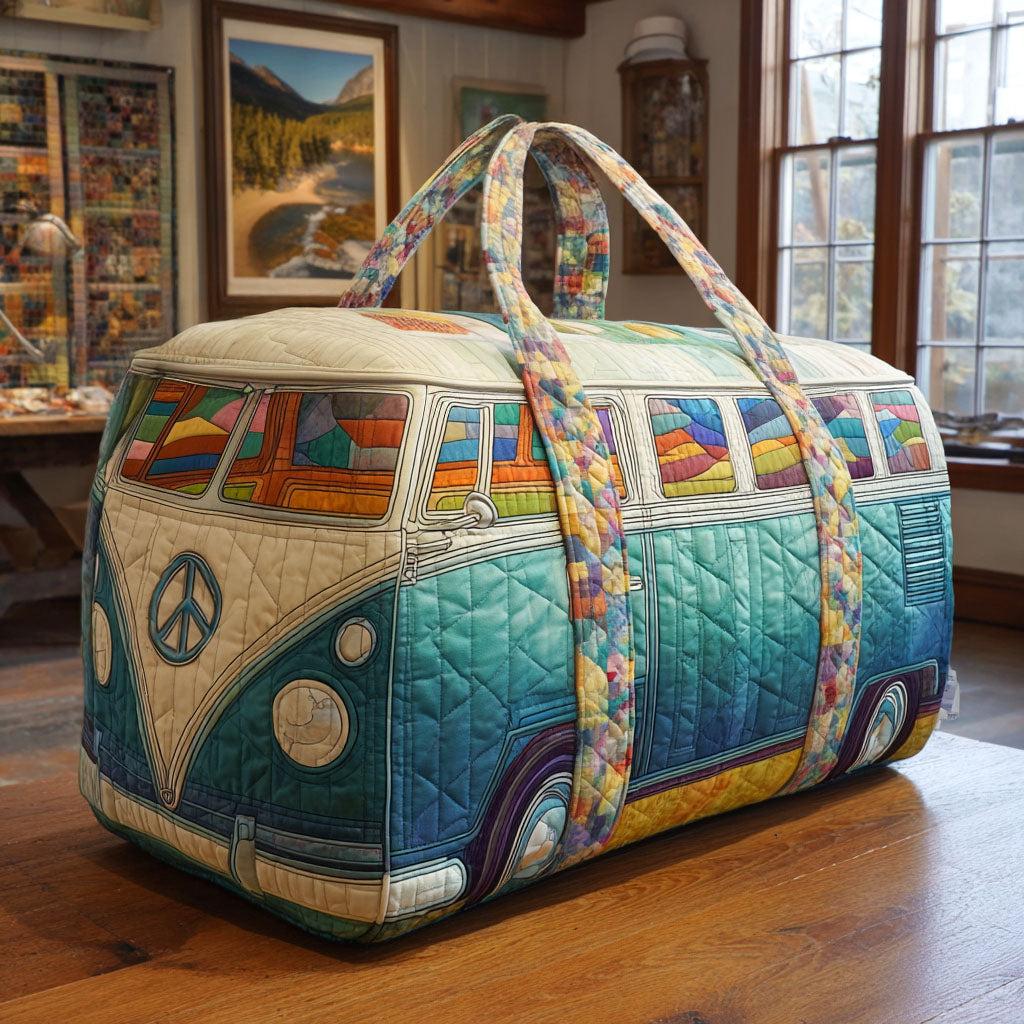 Bolsa de Viaje Acolchada - Furgoneta Retro
