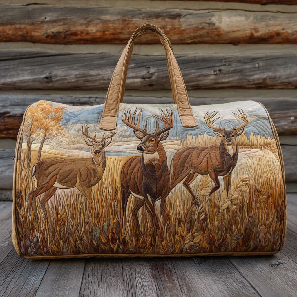Bolsa de Viaje Acolchada - Madera Rústica