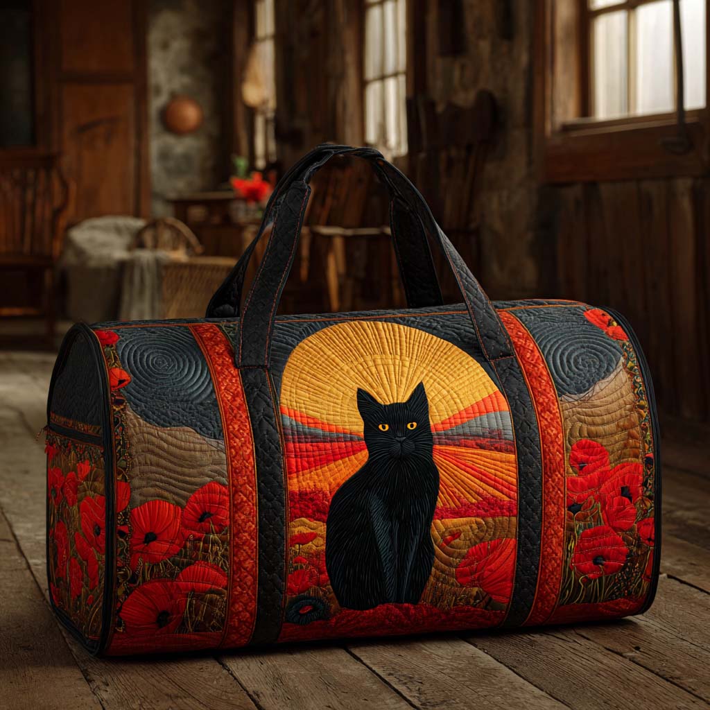 Bolsa de Viaje Acolchada - Gatos al Crepúsculo