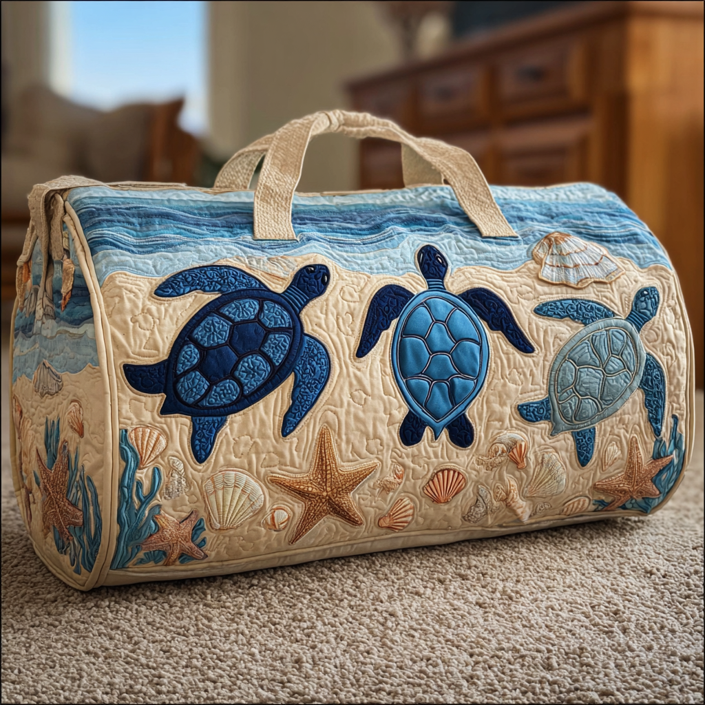 Bolsa de Viaje Acolchada - Tortuga Soñadora