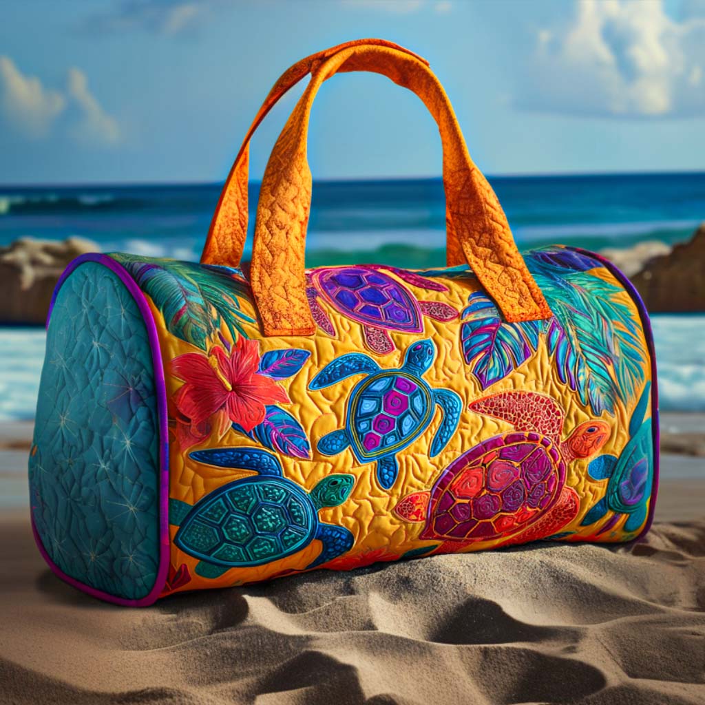 Bolsa de Viaje Acolchada - Tortugas Coloridas